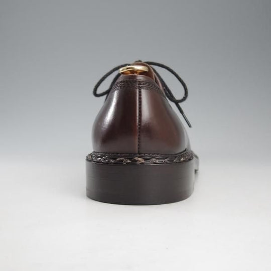 極上★(独)ハインリッヒ・ディンケラッカー SIZE 6.5【★プレーントゥ/濃茶】カーフ/メンズ/Heinrich Dinkelacker★k699