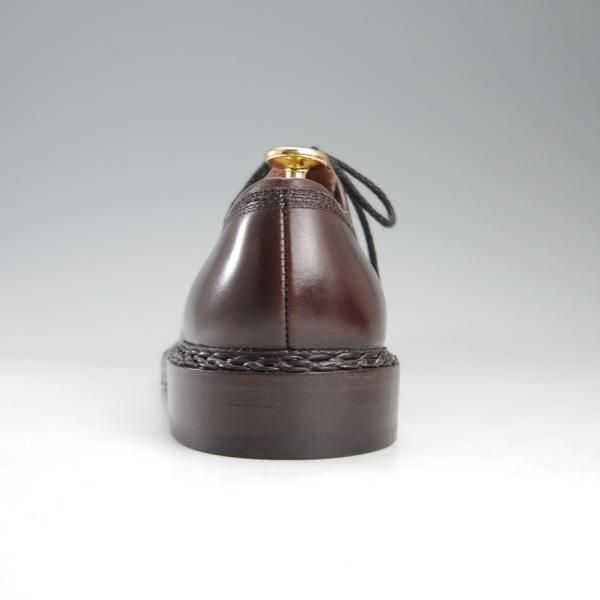 極上★(独)ハインリッヒ・ディンケラッカー SIZE 6.5【★プレーントゥ/濃茶】カーフ/メンズ/Heinrich Dinkelacker★k699