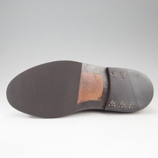 極上★(独)ハインリッヒ・ディンケラッカー SIZE 6.5【★プレーントゥ/濃茶】カーフ/メンズ/Heinrich Dinkelacker★k699