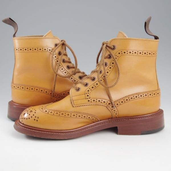 美品★トリッカーズ(レディース) SIZE 4.5【定価￥132,000-★エイコンアンティーク/カントリーブーツ】L5411/薄茶/Tricker's★k704