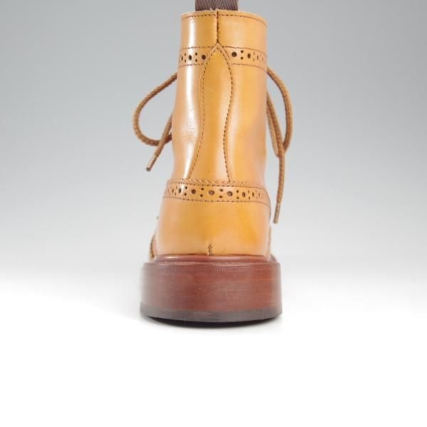 美品★トリッカーズ(レディース) SIZE 4.5【定価￥132,000-★エイコンアンティーク/カントリーブーツ】L5411/薄茶/Tricker's★k704