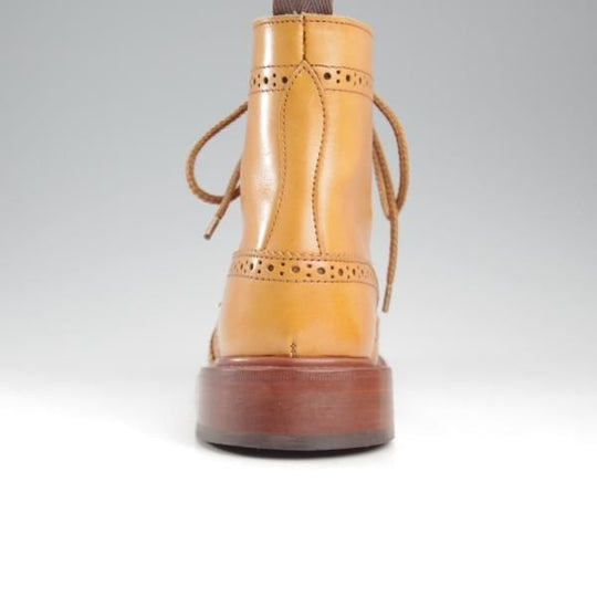 美品★トリッカーズ(レディース) SIZE 4.5【定価￥132,000-★エイコンアンティーク/カントリーブーツ】L5411/薄茶/Tricker's★k704