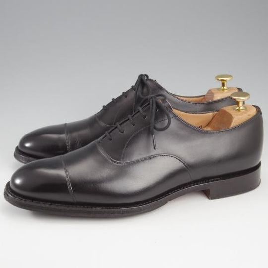 極美品★チャーチ 80F/UK8【定価￥176,000-★コンサル/CONSUL】173ラスト/ストレートチップ/カーフ/黒/メンズ/Church's★k706