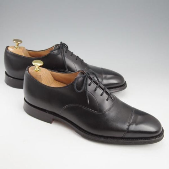 極美品★チャーチ 80F/UK8【定価￥176,000-★コンサル/CONSUL】173ラスト/ストレートチップ/カーフ/黒/メンズ/Church's★k706