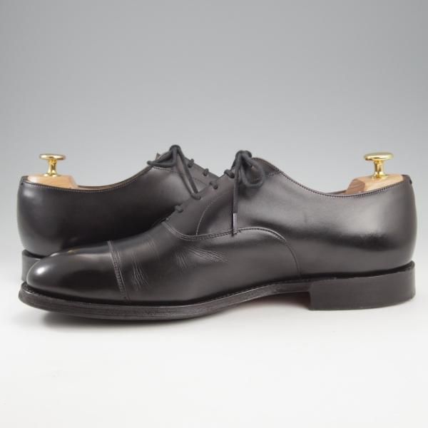 極美品★チャーチ 80F/UK8【定価￥176,000-★コンサル/CONSUL】173ラスト/ストレートチップ/カーフ/黒/メンズ/Church's★k706