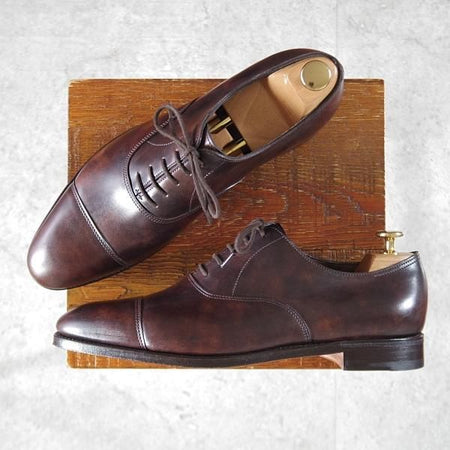 ほぼ未使用★ジョンロブ 7.5E【定価￥203,500-★CITY 2/シティ/7000ラスト】ミュージアムカーフ/ストレートチップ/濃茶/JOHN LOBB★k711