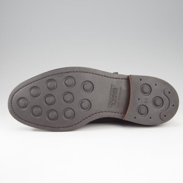 極上★クロケット&ジョーンズ 7E【ダイナイトソール仕様★COMPTON 2/ダブルモンク/紺】335ラスト/スエード/メンズ/Crockett&Jones★k712