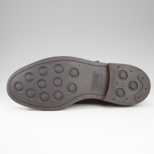 極上★クロケット&ジョーンズ 7E【ダイナイトソール仕様★COMPTON 2/ダブルモンク/紺】335ラスト/スエード/メンズ/Crockett&Jones★k712