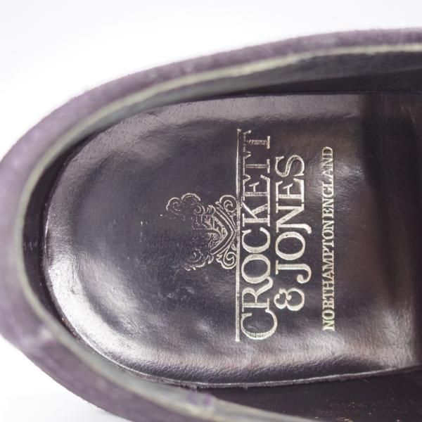 極上★クロケット&ジョーンズ 7E【ダイナイトソール仕様★COMPTON 2/ダブルモンク/紺】335ラスト/スエード/メンズ/Crockett&Jones★k712