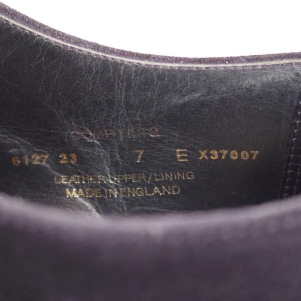 極上★クロケット&ジョーンズ 7E【ダイナイトソール仕様★COMPTON 2/ダブルモンク/紺】335ラスト/スエード/メンズ/Crockett&Jones★k712