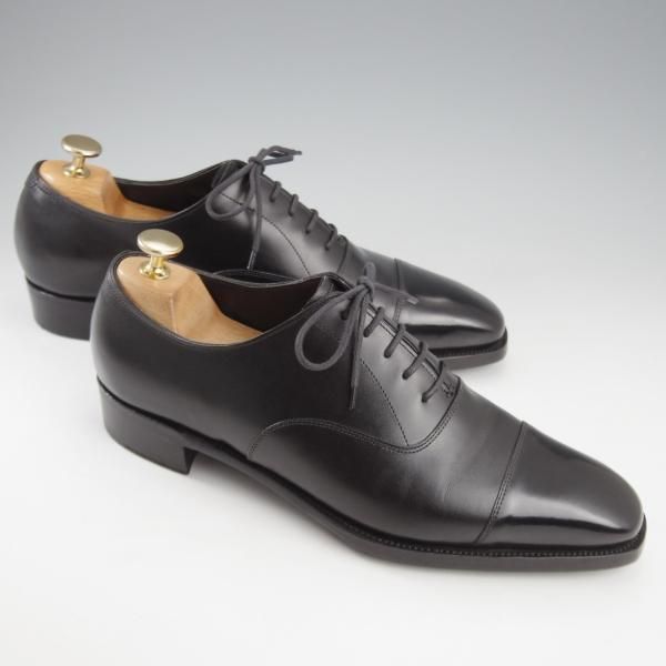 極美品★(英)アンソニー・クレバリー 6.5E【定価￥308,000-★BODIE/ストレートチップ】カーフ/黒/メンズ/ANTHONY CLEVERLEY★k717