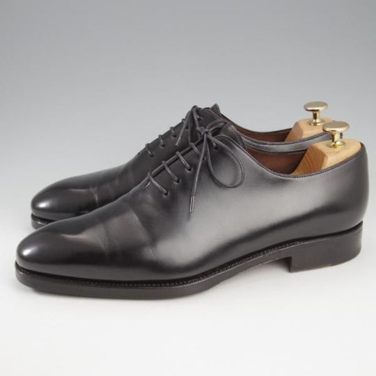 極上★(スペイン製)カルミナ SIZE 8.5【定価￥72,600-★ホールカット/910】RAINラスト/ボックスカーフ/NEGRO/黒/メンズ/CARMINA★k719