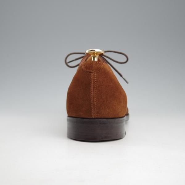 極上★ジョンロブ 6E【モデル定価￥231,000-★パンチドキャップトゥ/CHIGWELL】2511ラスト/スエード/茶/メンズ/JOHN LOBB★k720