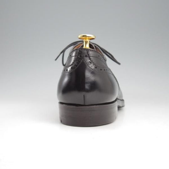 美品★オールデン 9EE【現行定価13万円程度★セミブローグ/909/ハンプトンラスト】カーフ/黒/メンズ/ALDEN★k723