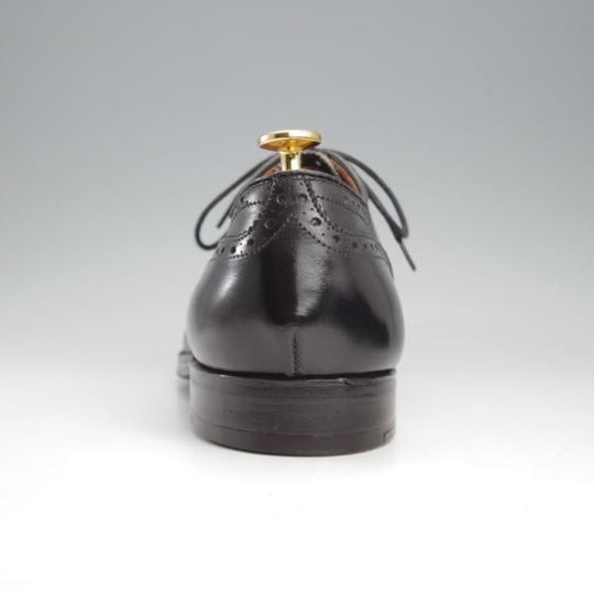 美品★オールデン 9EE【現行定価13万円程度★セミブローグ/909/ハンプトンラスト】カーフ/黒/メンズ/ALDEN★k723