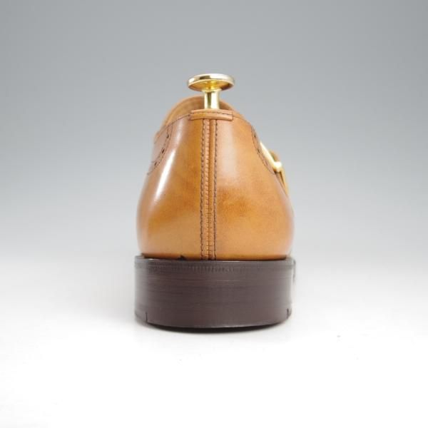 極美品★チャーチ 85F/UK8.5【貴重★73ラスト/モンクストラップ/PICCADILLY】ネバダカーフ/CHESTNUT/薄茶/メンズ/Church's★k724