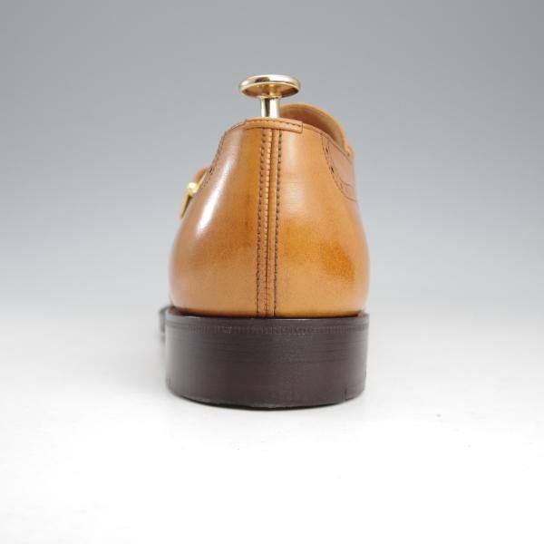 極美品★チャーチ 85F/UK8.5【貴重★73ラスト/モンクストラップ/PICCADILLY】ネバダカーフ/CHESTNUT/薄茶/メンズ/Church's★k724