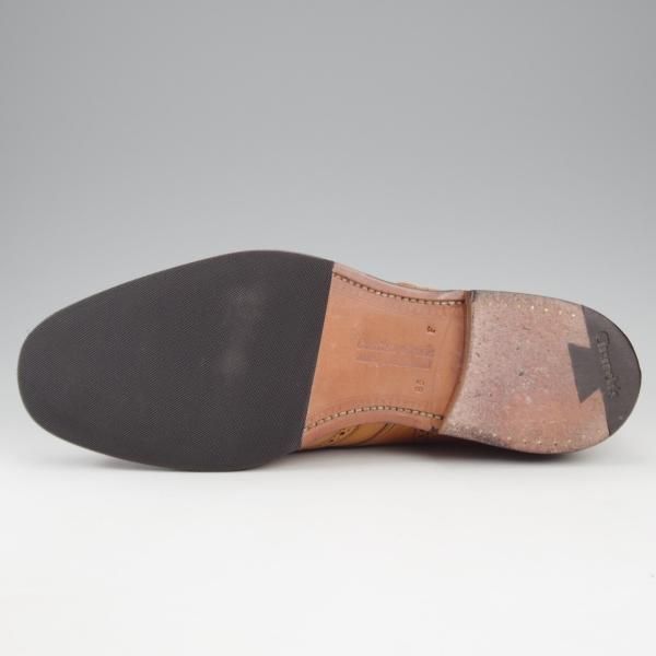極美品★チャーチ 85F/UK8.5【貴重★73ラスト/モンクストラップ/PICCADILLY】ネバダカーフ/CHESTNUT/薄茶/メンズ/Church's★k724