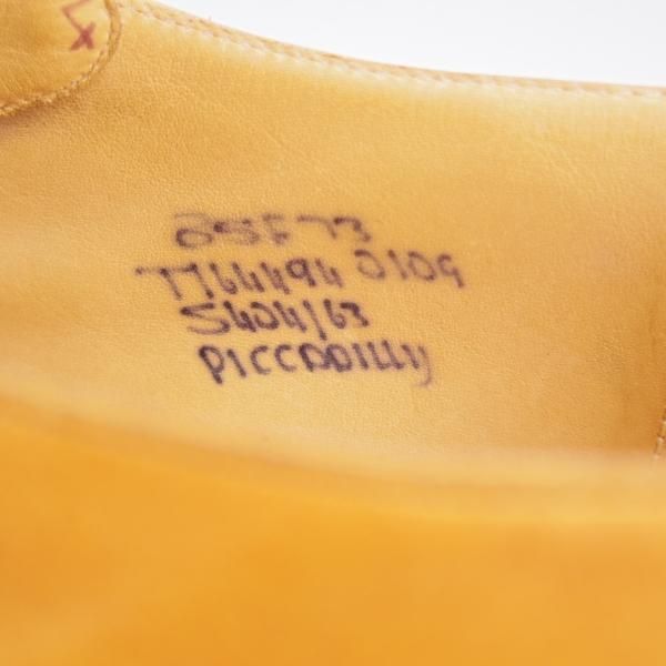 極美品★チャーチ 85F/UK8.5【貴重★73ラスト/モンクストラップ/PICCADILLY】ネバダカーフ/CHESTNUT/薄茶/メンズ/Church's★k724