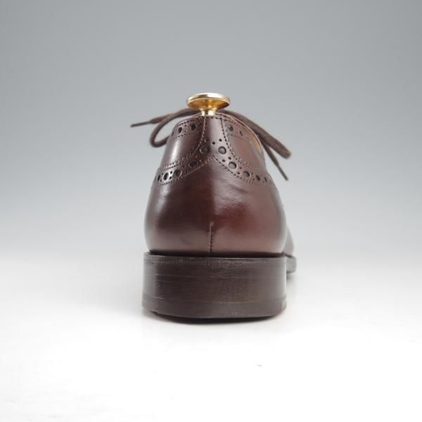 極美品★チャーチ 70F/UK7【現行定価￥176,000-★ディプロマット/DIPLOMAT】173ラスト/セミブローグ/ネバダカーフ/濃茶/Church's★k725