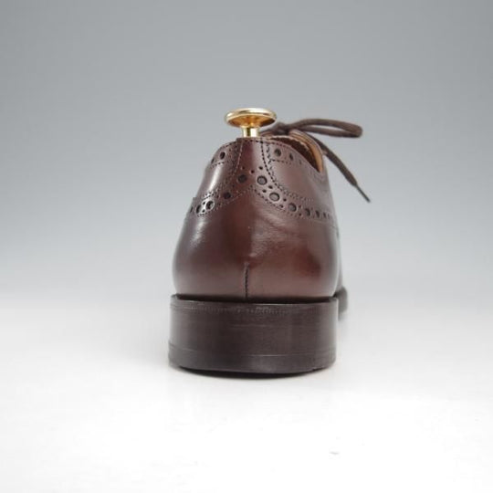 極美品★チャーチ 70F/UK7【現行定価￥176,000-★ディプロマット/DIPLOMAT】173ラスト/セミブローグ/ネバダカーフ/濃茶/Church's★k725