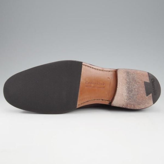 極美品★チャーチ 70F/UK7【現行定価￥176,000-★ディプロマット/DIPLOMAT】173ラスト/セミブローグ/ネバダカーフ/濃茶/Church's★k725