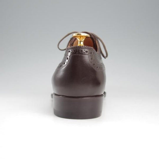 ほぼ未使用★(伊)ステファノ・ベーメル SIZE 40.5【定価￥216,000-★フルブローグ/Sラスト/6350】カーフ/濃茶/Stefano Bemer★k726