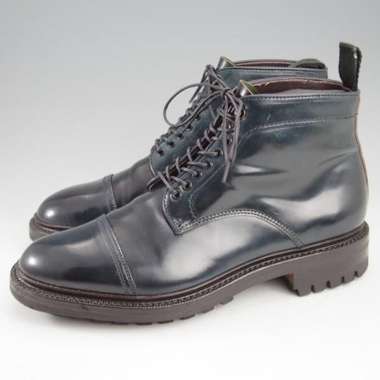 極美品★Makers/メイカーズ SIZE 7【定価￥179,300-★コードバン仕様/紺/(米)ホーウィン社】CDVN-12/ブーツ/コマンドソール★k727