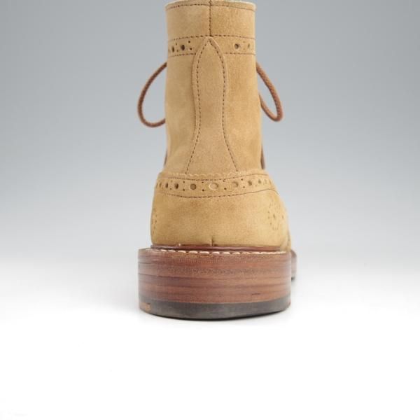 美品★トリッカーズ SIZE 6.5【貴重★(英)ポールスミス別注/Paul Smith】カントリーブーツ/6178/スエード/薄茶/Tricker's★k728