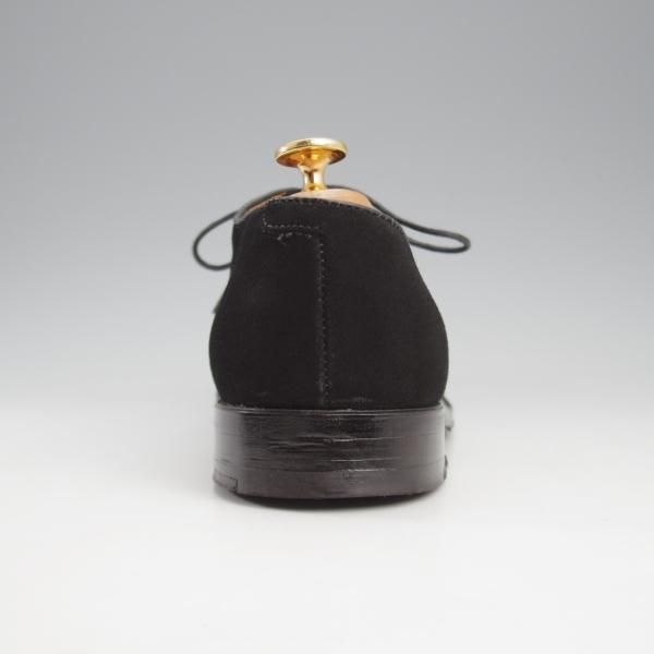 極美品★オールデン 6D【現行定価13万円以上★バリーラスト仕様のVチップ/(ハワイ)Leather Soul別注】D6620/スエード/黒/ALDEN★k729