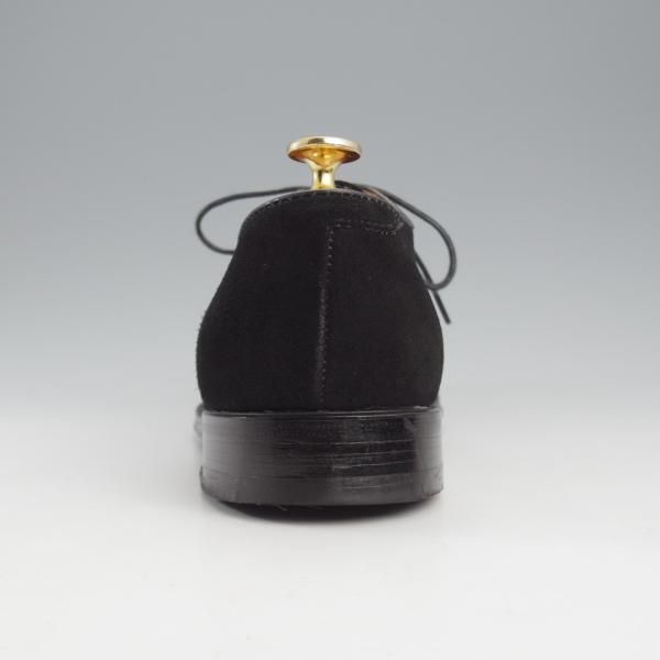 極美品★オールデン 6D【現行定価13万円以上★バリーラスト仕様のVチップ/(ハワイ)Leather Soul別注】D6620/スエード/黒/ALDEN★k729