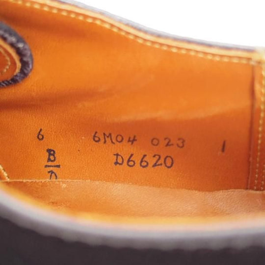 極美品★オールデン 6D【現行定価13万円以上★バリーラスト仕様のVチップ/(ハワイ)Leather Soul別注】D6620/スエード/黒/ALDEN★k729