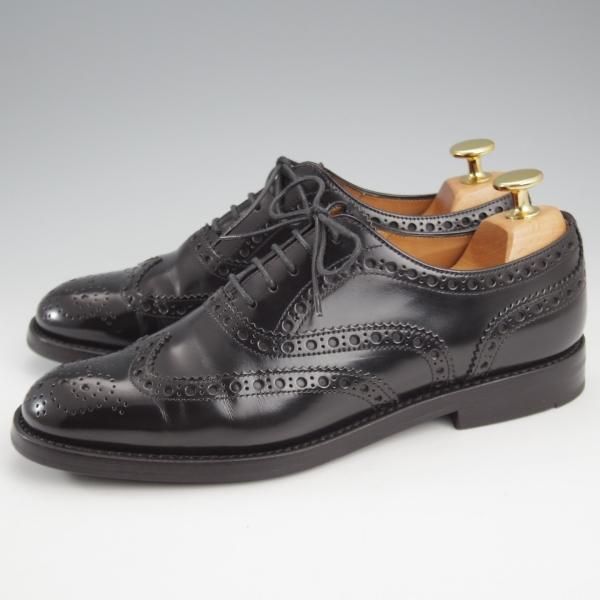 極上★チャーチ(レディース) SIZE 35.5【定価￥176,000-★バーウッド/BURWOOD WG】ポリッシュドバインダーカーフ/黒/Church's★k730