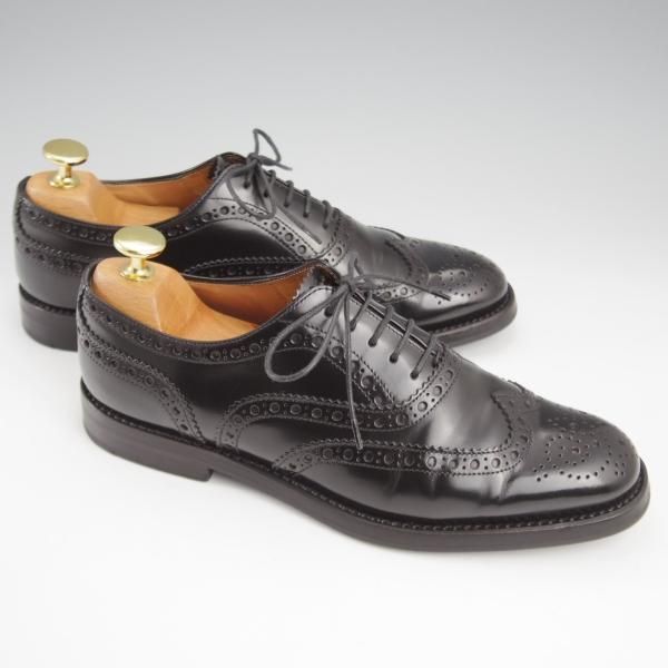 極上★チャーチ(レディース) SIZE 35.5【定価￥176,000-★バーウッド/BURWOOD WG】ポリッシュドバインダーカーフ/黒/Church's★k730