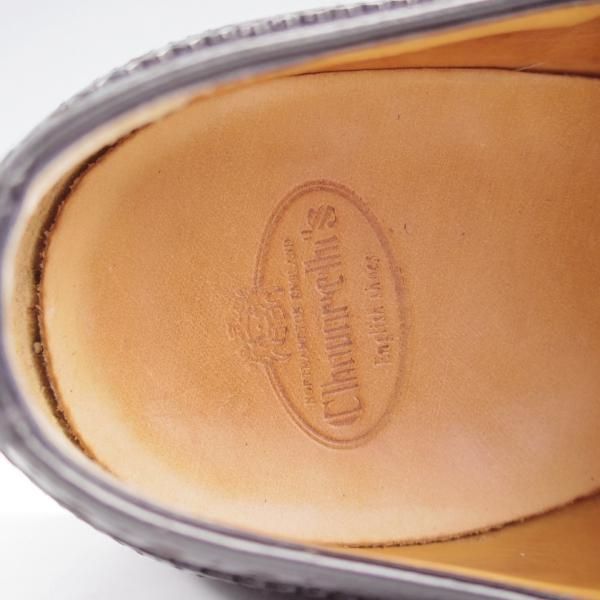 極上★チャーチ(レディース) SIZE 35.5【定価￥176,000-★バーウッド/BURWOOD WG】ポリッシュドバインダーカーフ/黒/Church's★k730