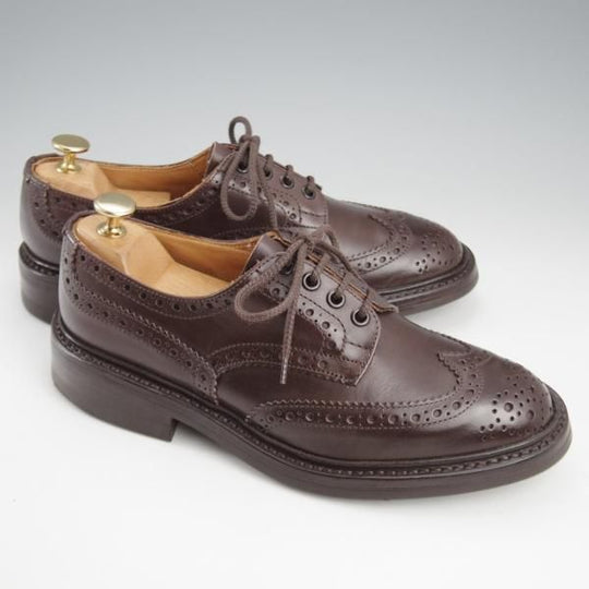 極美品★トリッカーズ SIZE 6【定価￥121,000-★ダイナイトソール/BOURTON/バートン】5633/カントリーシューズ/濃茶/Tricker's★k731