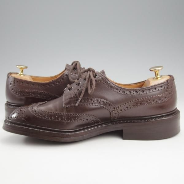 極美品★トリッカーズ SIZE 6【定価￥121,000-★ダイナイトソール/BOURTON/バートン】5633/カントリーシューズ/濃茶/Tricker's★k731