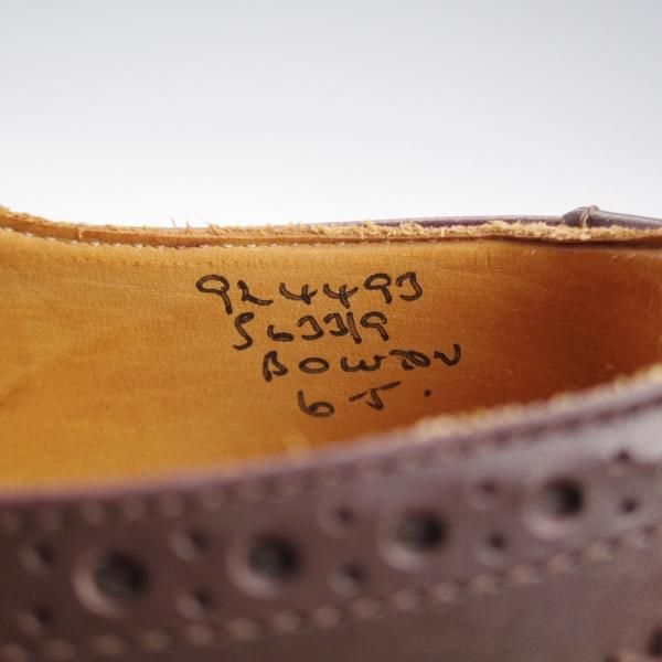 極美品★トリッカーズ SIZE 6【定価￥121,000-★ダイナイトソール/BOURTON/バートン】5633/カントリーシューズ/濃茶/Tricker's★k731