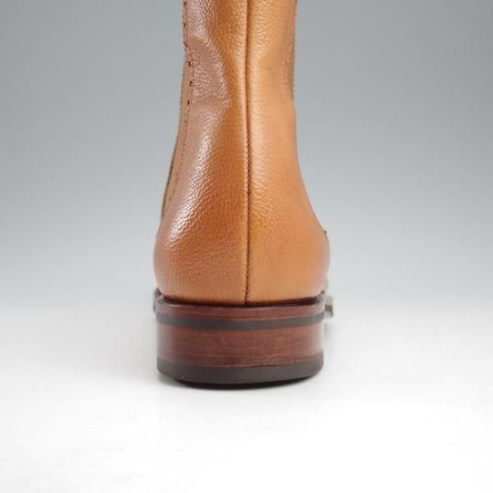 極美品★(スペイン製)CARMINA/カルミナ SIZE 8【モデル定価￥80,300-★サイドゴアブーツ/80409】RAINラスト/グレインレザー/薄茶★k732