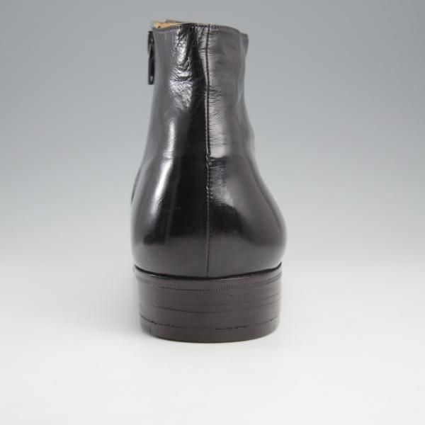 極上★(伊)アルティオリ SIZE 8【定価15万円以上★サイドジップブーツ/黒】カンガルー革/メンズ/ARTIOLI★k733