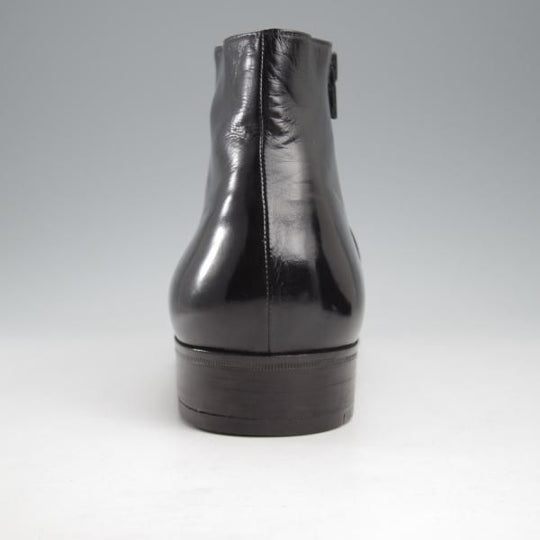 極上★(伊)アルティオリ SIZE 8【定価15万円以上★サイドジップブーツ/黒】カンガルー革/メンズ/ARTIOLI★k733