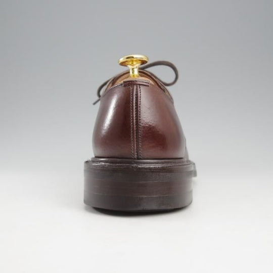 極美品★チャーチ 50F/UK5【ダイナイトソール仕様★Vチップ/NORTHWOOD】173ラスト/グレインレザー/EBONY/濃茶/メンズ/Church's★k734