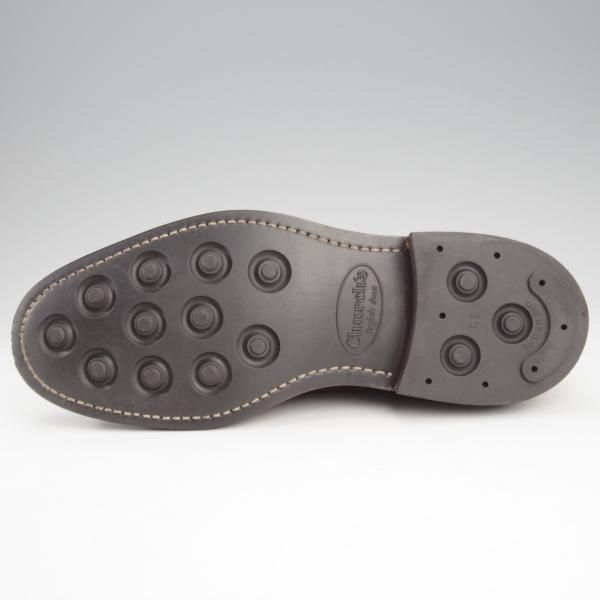 極美品★チャーチ 50F/UK5【ダイナイトソール仕様★Vチップ/NORTHWOOD】173ラスト/グレインレザー/EBONY/濃茶/メンズ/Church's★k734