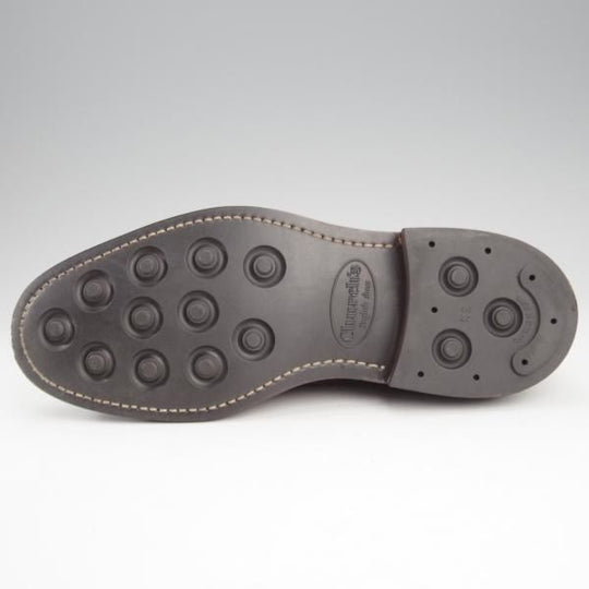 極美品★チャーチ 50F/UK5【ダイナイトソール仕様★Vチップ/NORTHWOOD】173ラスト/グレインレザー/EBONY/濃茶/メンズ/Church's★k734