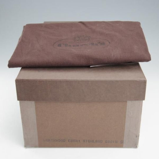 極美品★チャーチ 50F/UK5【ダイナイトソール仕様★Vチップ/NORTHWOOD】173ラスト/グレインレザー/EBONY/濃茶/メンズ/Church's★k734