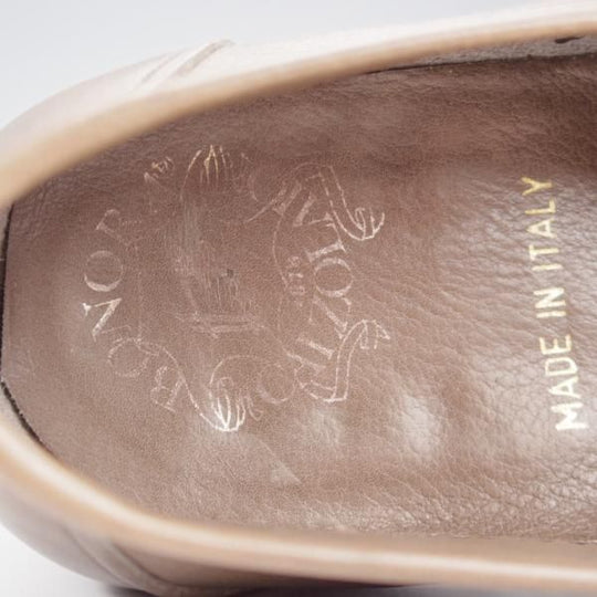 ★(伊)BONORA/ボノーラ SIZE 41.5【★コインローファー/灰】スリッポン/シボ革/メンズ★k736