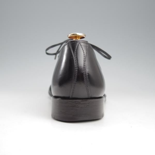 極上★ヒロシツボウチ SIZE 7【★パンチドキャップトゥ/2801】カーフ/黒/メンズ/HIROSHI TSUBOUCHI★k737