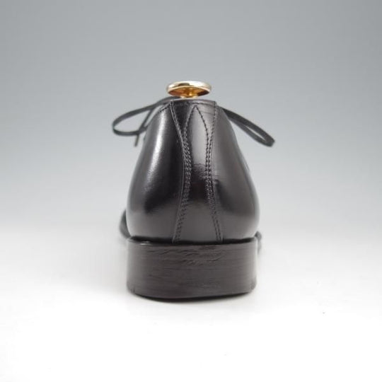 極上★ヒロシツボウチ SIZE 7【★パンチドキャップトゥ/2801】カーフ/黒/メンズ/HIROSHI TSUBOUCHI★k737