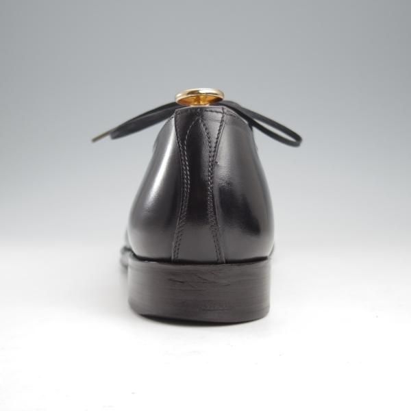 極上★ヒロシツボウチ SIZE 7【★パンチドキャップトゥ/2801】カーフ/黒/メンズ/HIROSHI TSUBOUCHI★k737