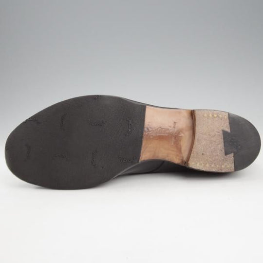 極上★ヒロシツボウチ SIZE 7【★パンチドキャップトゥ/2801】カーフ/黒/メンズ/HIROSHI TSUBOUCHI★k737